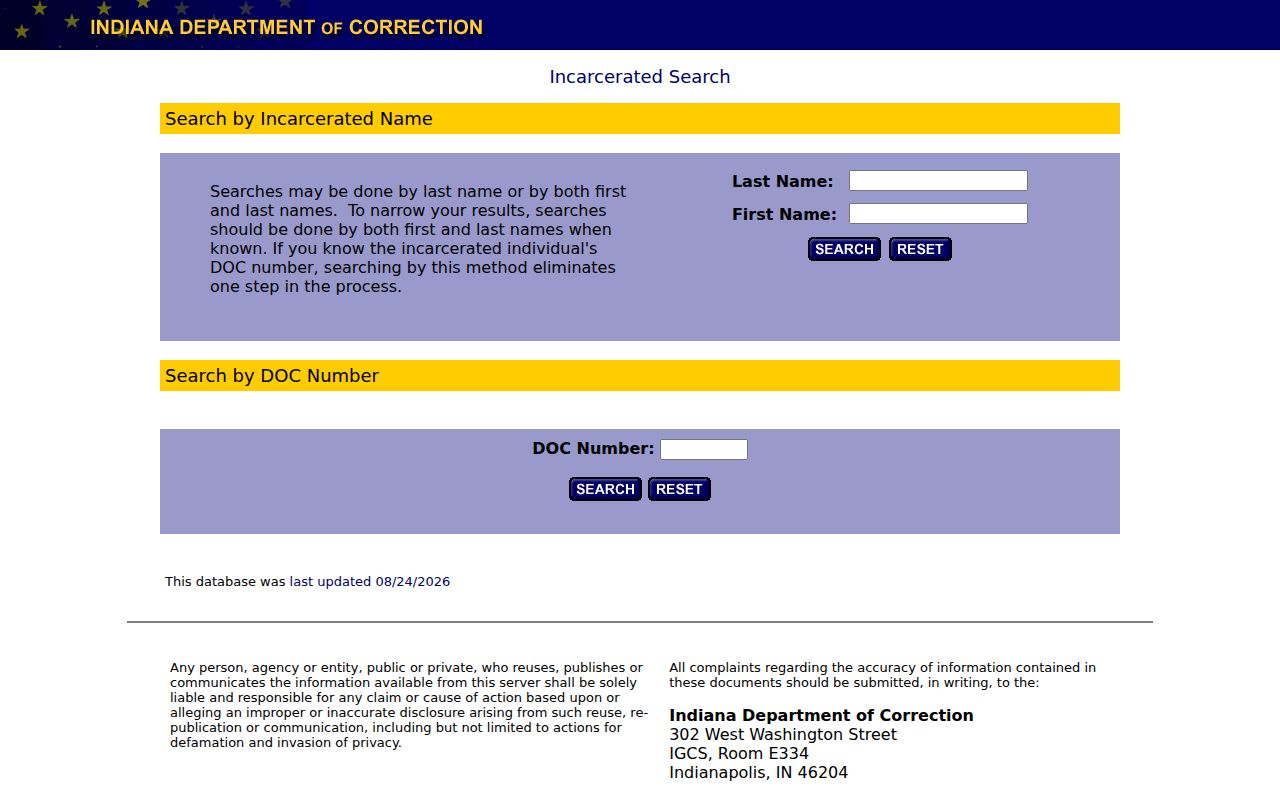 Anderson residents directory Indiana offender search